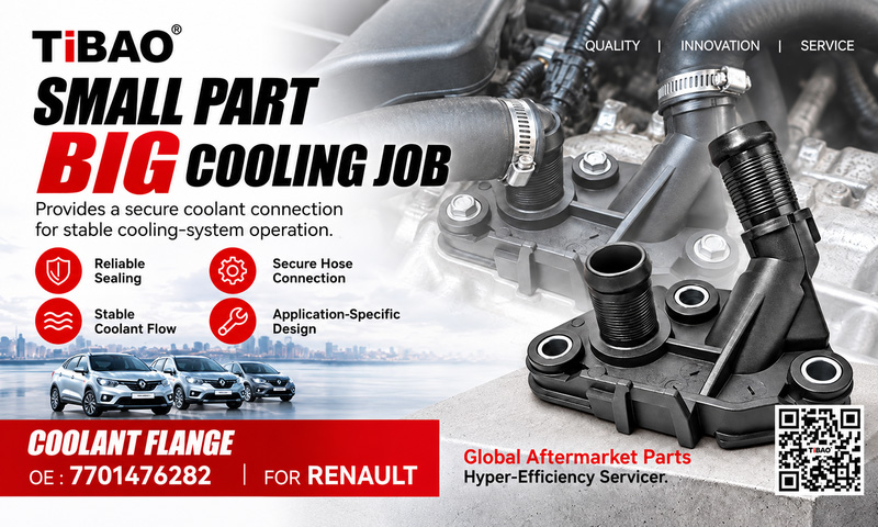 SMALL PART, BIG COOLING JOB! Secure Coolant Connection for Stable Cooling-System Operation